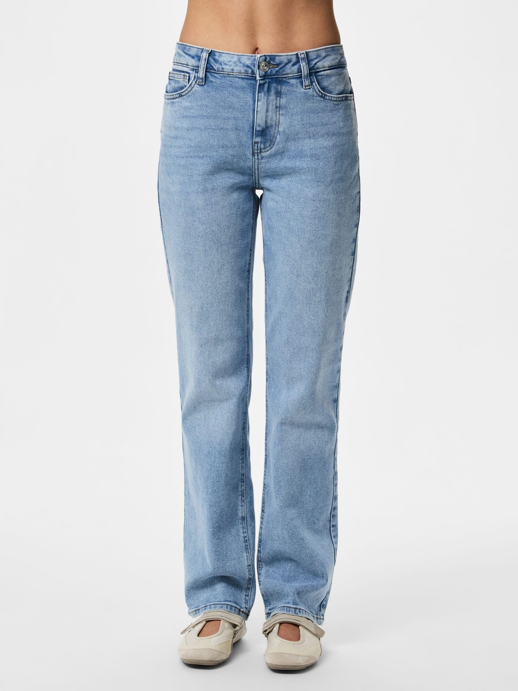 Pieces Pckelly MW Straight Jeans Lb302 Noos jeans 25W/30L