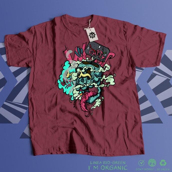 Matrix Music Store Tribe Woop Empty Skull t-shirt stampa digitale