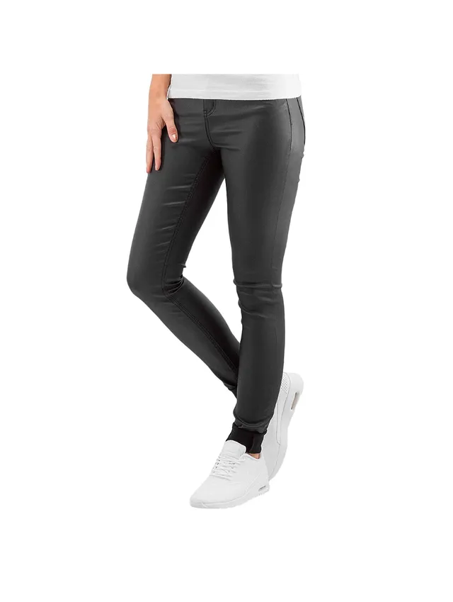 Pieces Pcjust pantaloni donna neri L/XL comodi