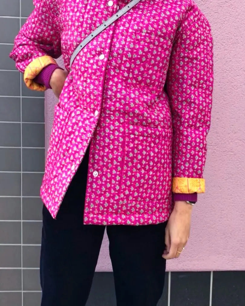 el.residu Bowie 15 giacca L/XL rosa seta