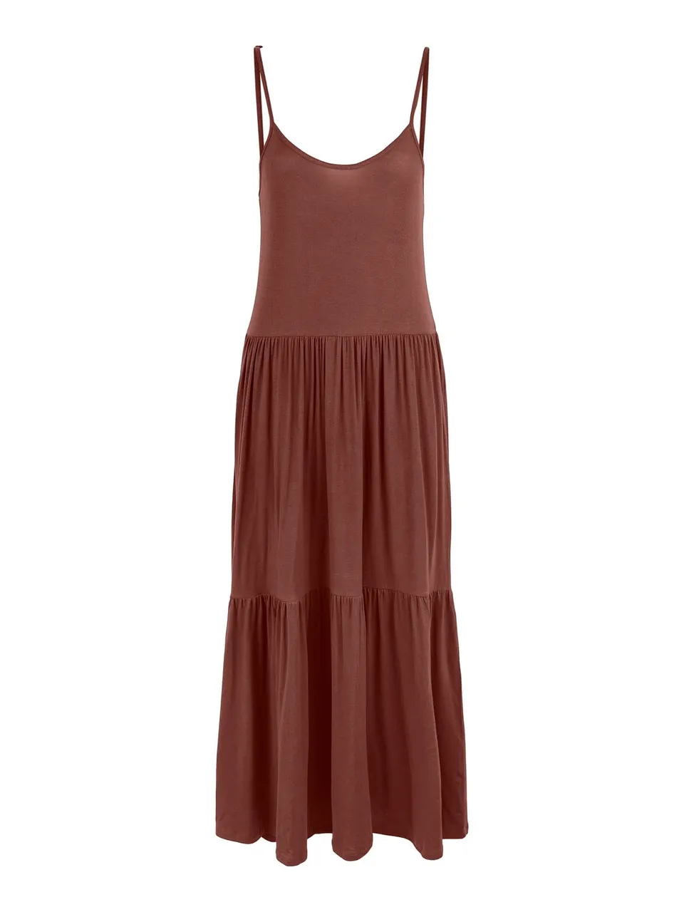 Pieces Pcneora Strap vestito midi donna elegante