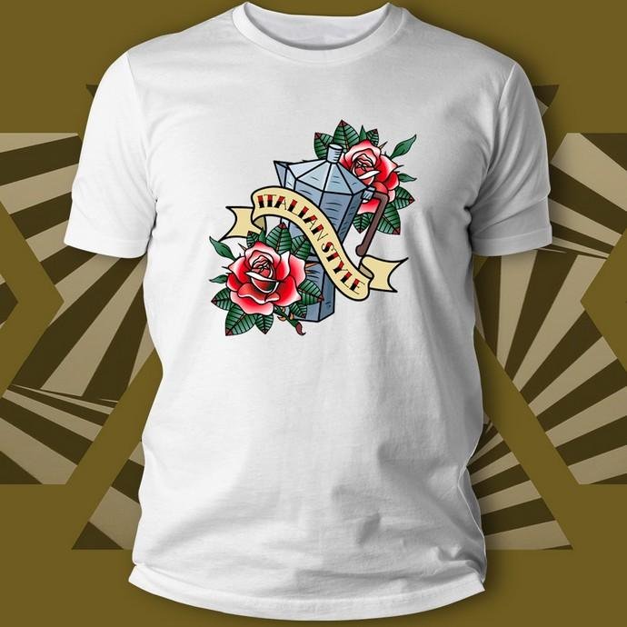 Matrix Music Store Tribe Rex Italian Style Tattoo t-shirt stampa digitale