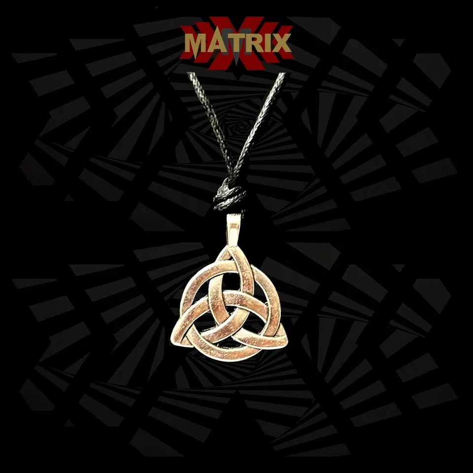 Matrix Music Store Trischel Celtic Ruune ciondolo zamac con cordino