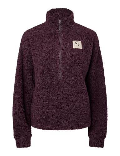 Pieces Pckatty Teddy giacca donna mezza zip teddy