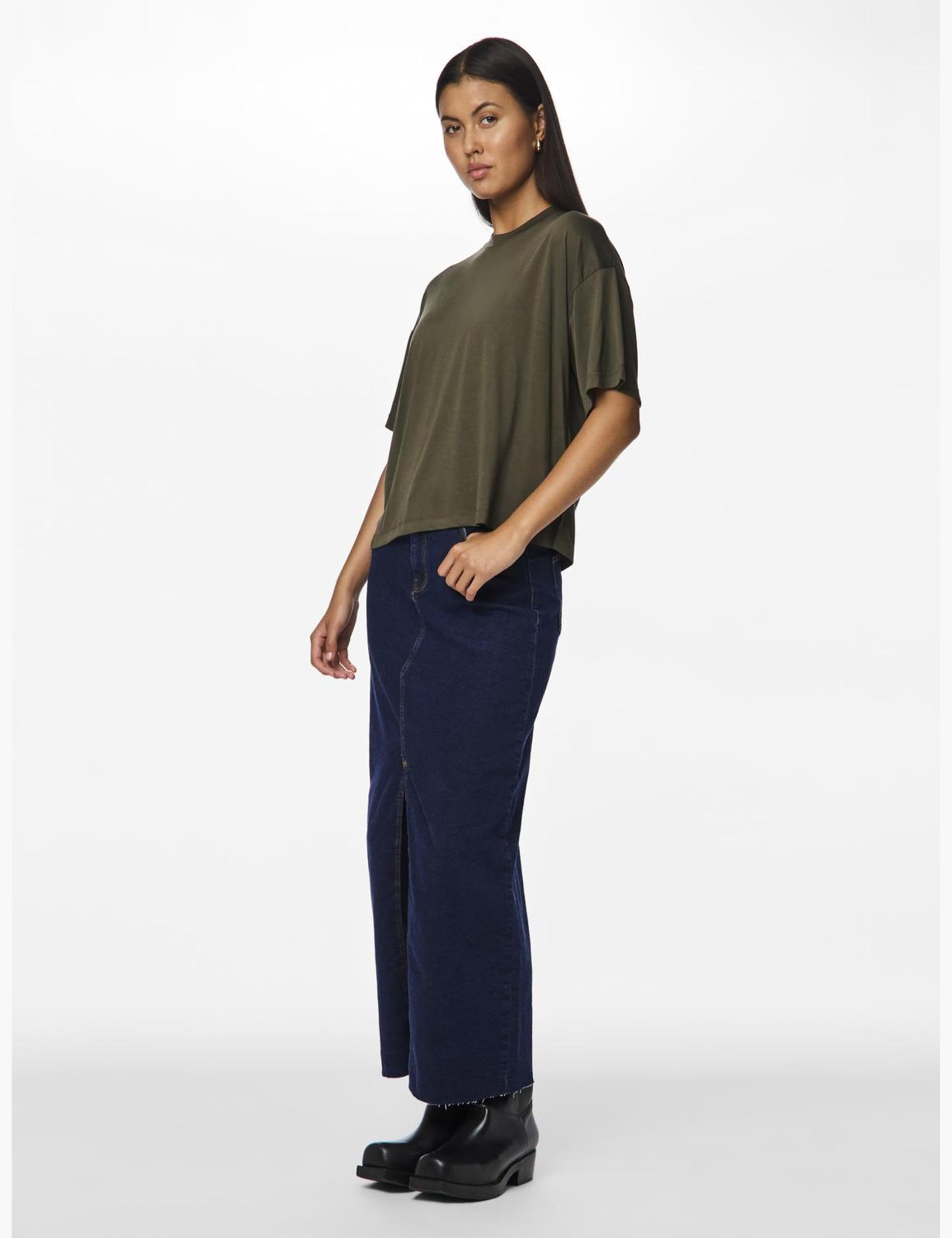 PIECES PCANORA t-shirt donna manica corta