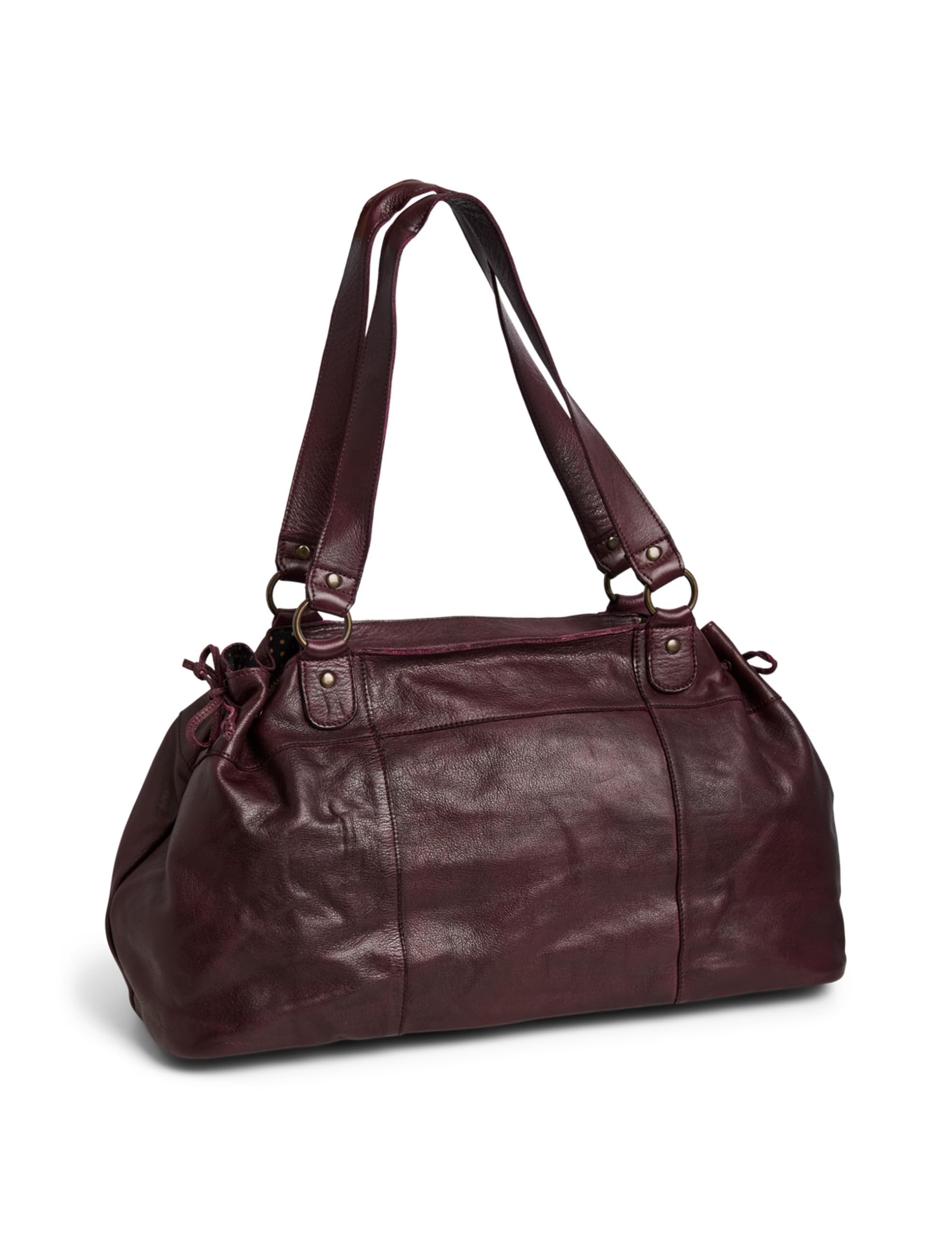 Pieces Pcpihanna Fc borsa tawny port pelle