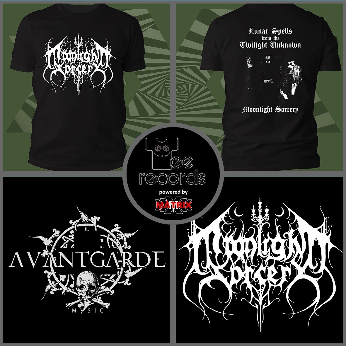 Moonlight Sorcery Lunar Spell t-shirt cotone organico