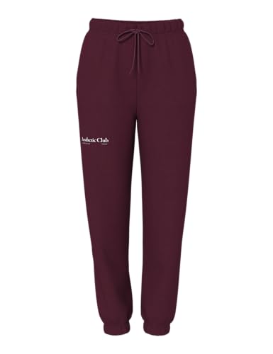Pieces Pcrisso HW Sweat Pants tuta Vino taglia L cotone