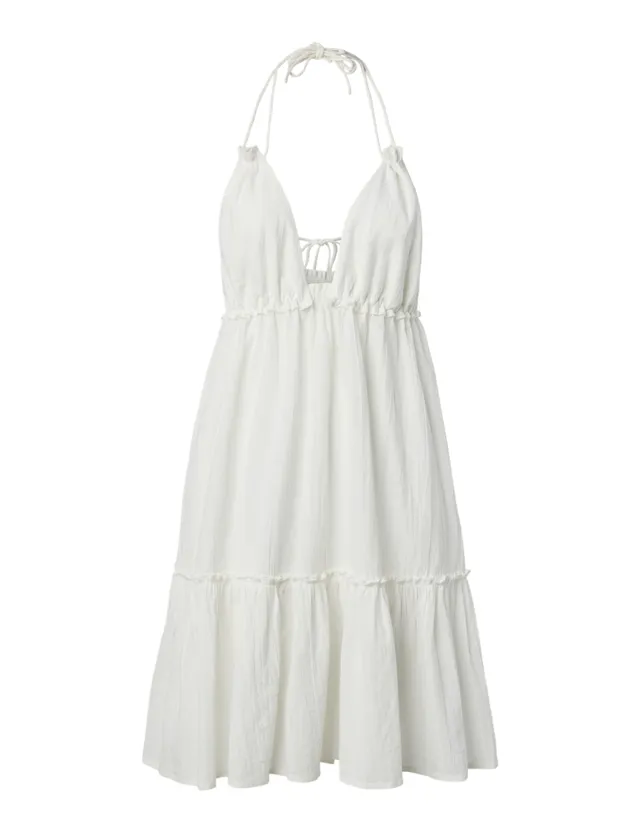 Pieces Pckiana SL Dress vestito smanicato XS nuvola