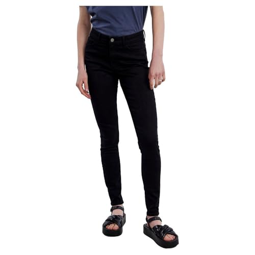 Pieces Pctalia MW Black Skinny jeans neri XL 30L