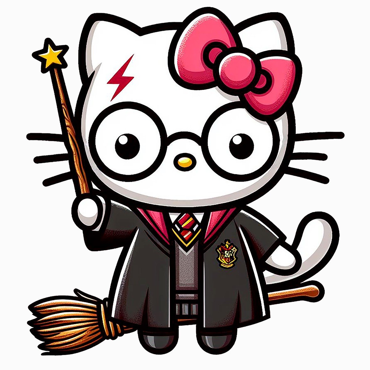 Matrix Music Store Rex Kitty Potter t-shirt cotone unisex