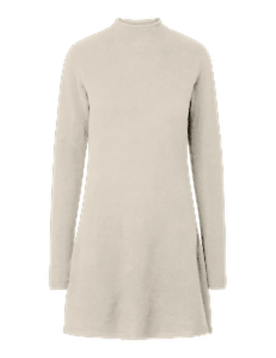 Pieces Pcjunna LS Mock Neck Mini Knit Dress abito S