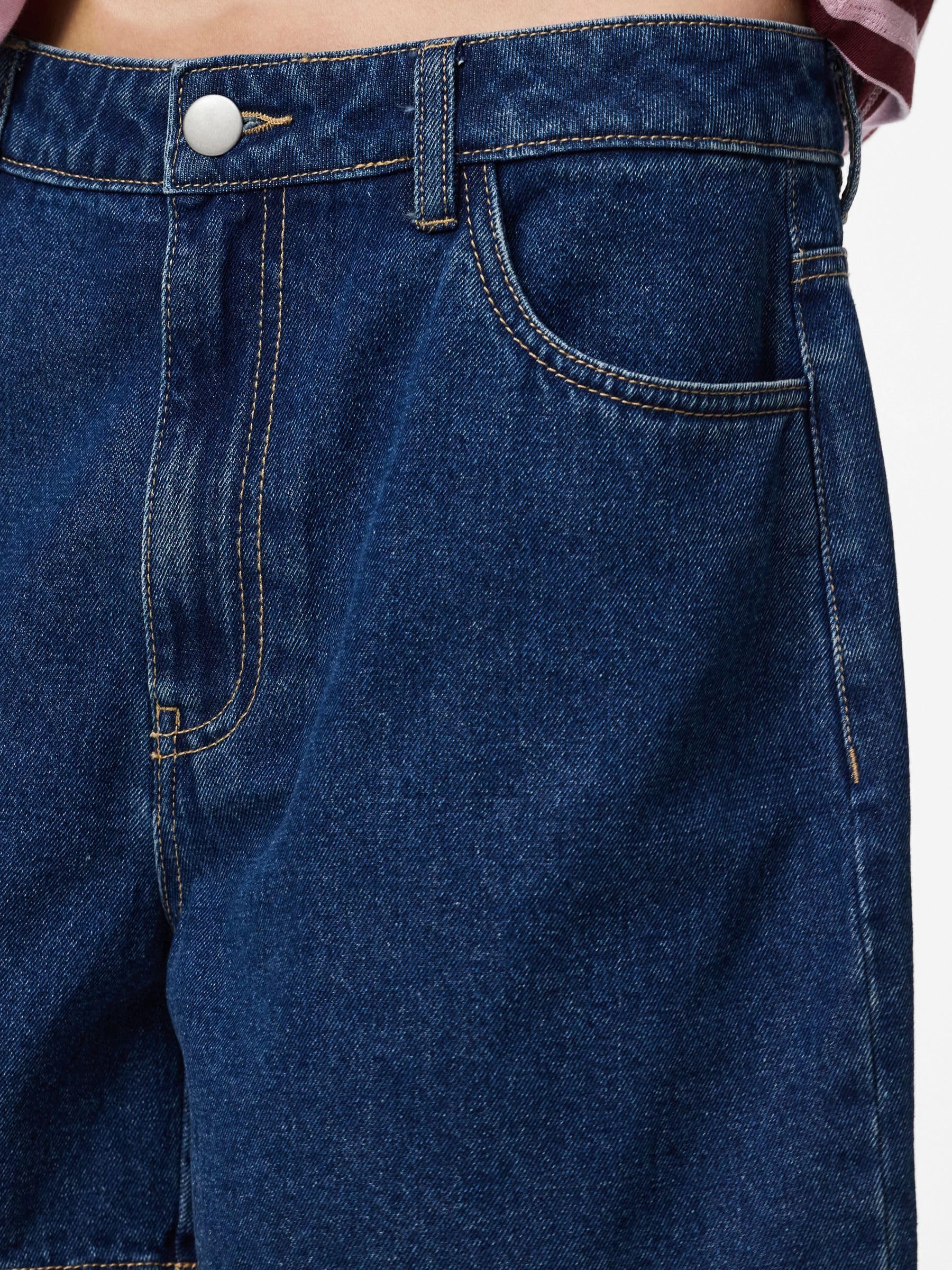 Pieces Pcabbi MW Shorts Denim vita normale uso quotidiano