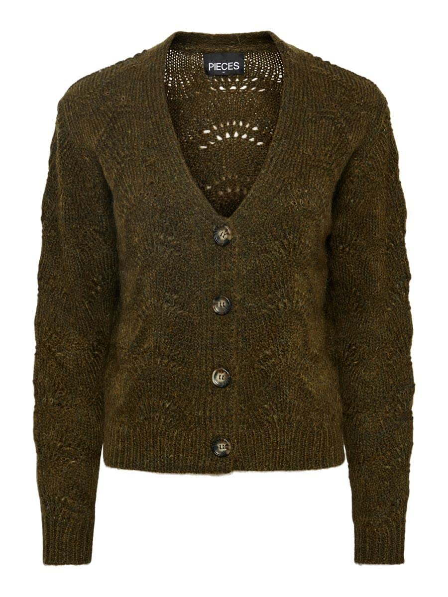 Pieces Pcbibbi cardigan in maglia donna scollo a V