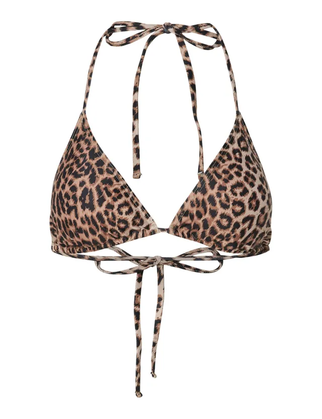 Pieces Pcbaomi Bikini Triangle Bra top nero XL triangolo