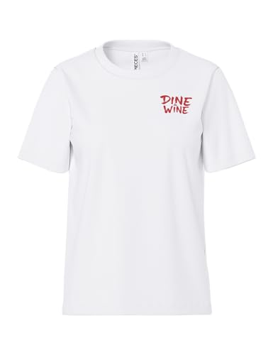Pieces Pcgigi SS T-shirt Stampa Donna XL