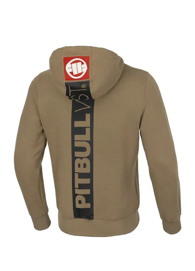 Pit Bull West Coast Hilltop felpa zip cappuccio in cotone