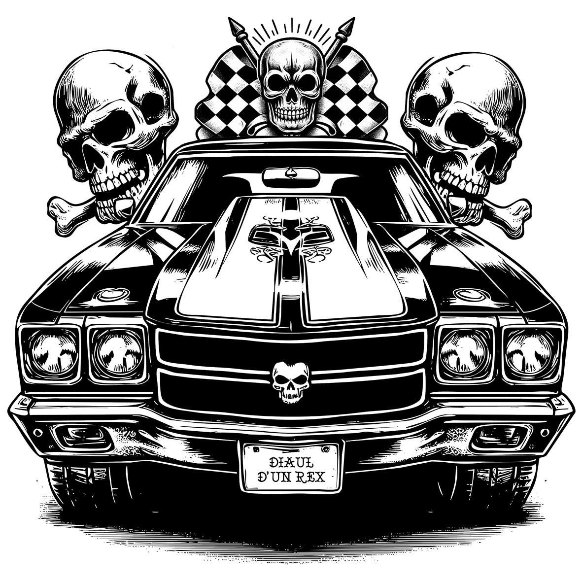 Matrix Tribe Rex Diaul Rex Chevelle t-shirt cotone unisex