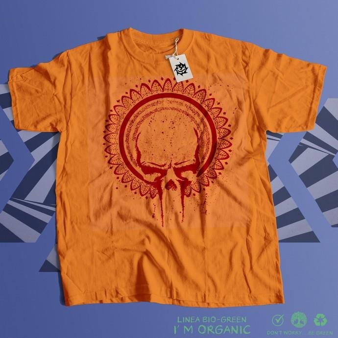 M4U Skull Mandala t-shirt unisex cotone