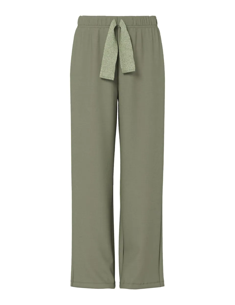 Pieces Pcchilli Wide Glitter pantaloni tuta donna glitter