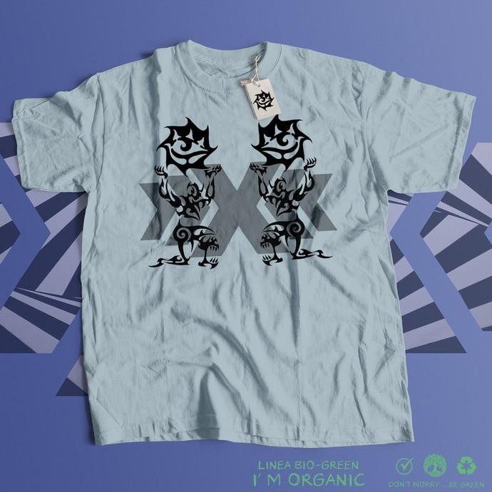 Matrix Music Store oMo Matrix Eyesoul Black Tribal t-shirt cotone