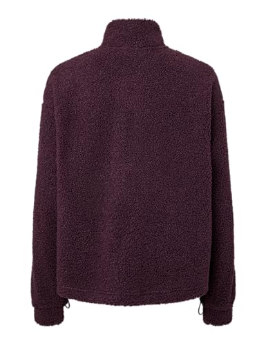 Pieces Pckatty Teddy giacca donna mezza zip teddy