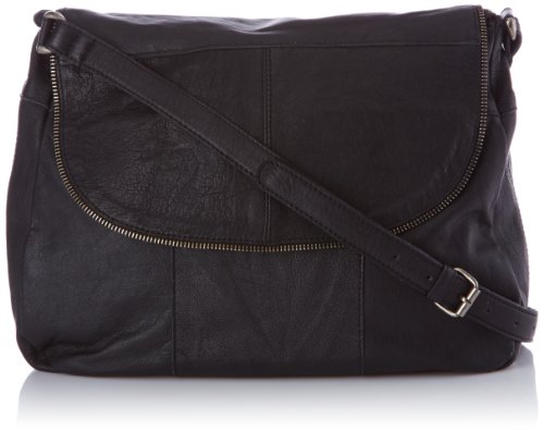 Pieces Sip Leather Big Cross Over tracolla pelle