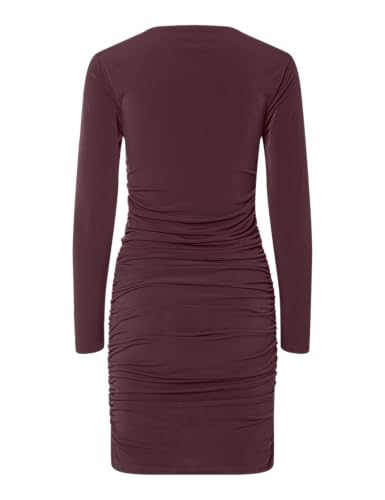 Pieces Pcmadison LS vestito donna jersey manica lunga
