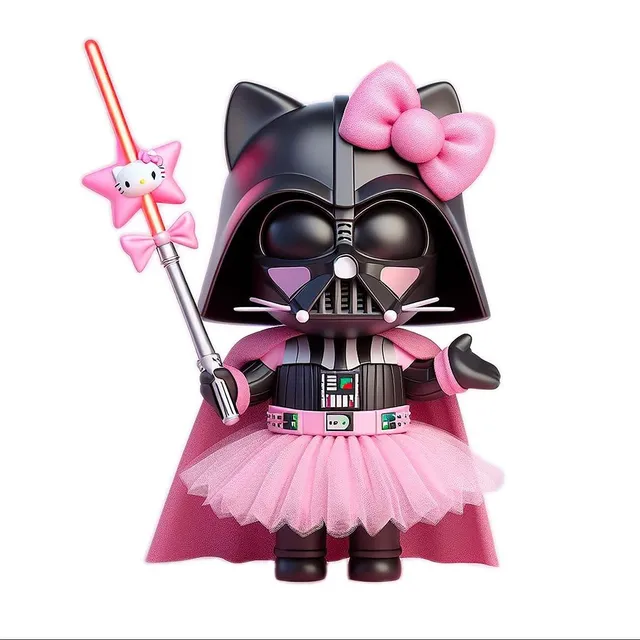 Matrix Music Store Rex Kitty-Vader Sword t-shirt unisex cotone