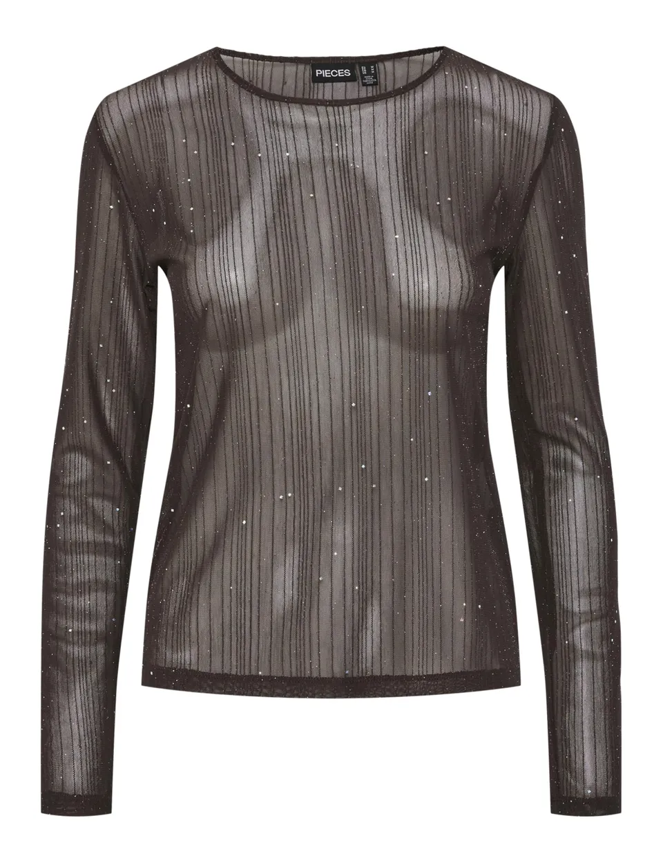 Pieces Pcpalme LS Top camicia donna maniche lunghe taglia M