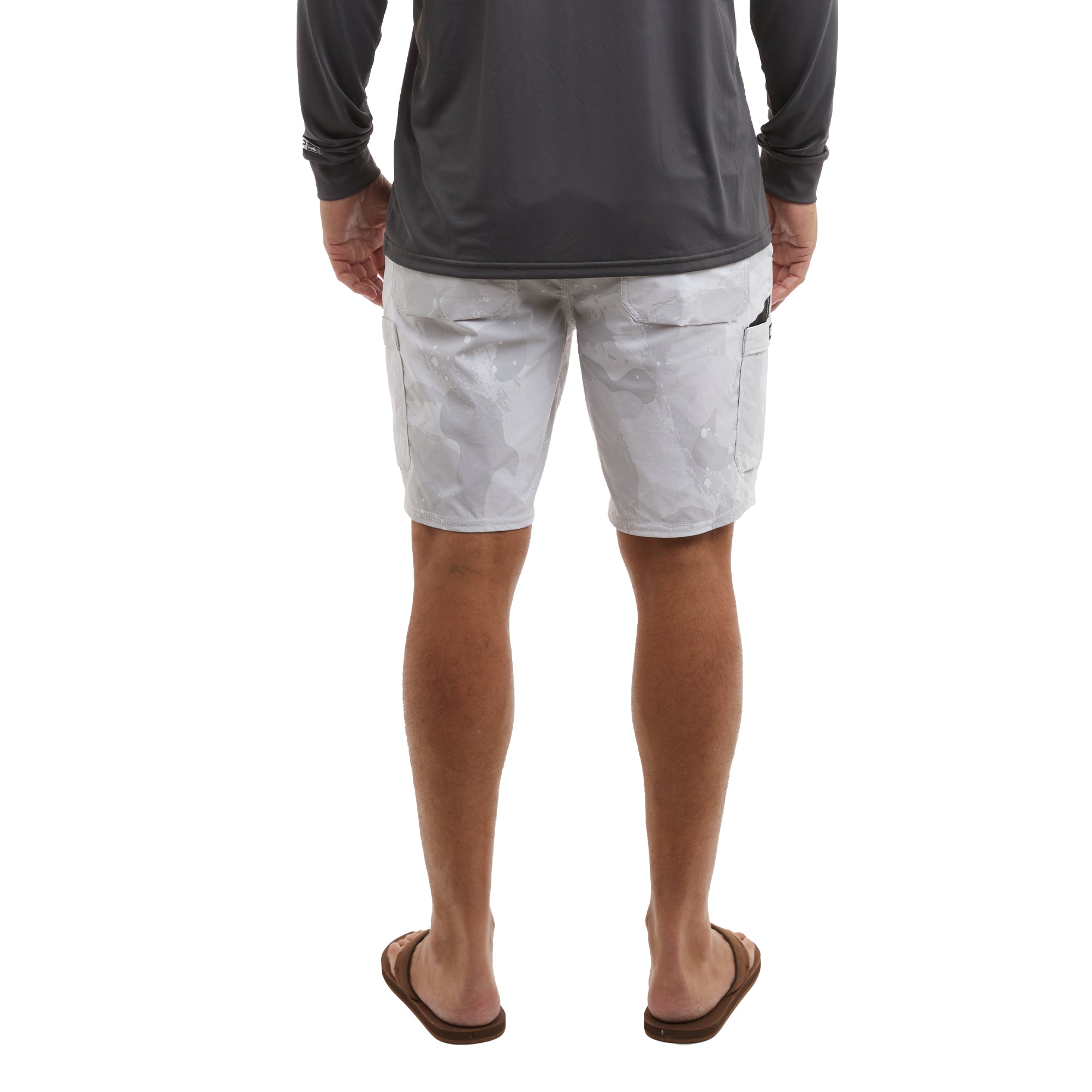 Pelagic Madeira Cargo pantaloncini mimetico grigio stretch
