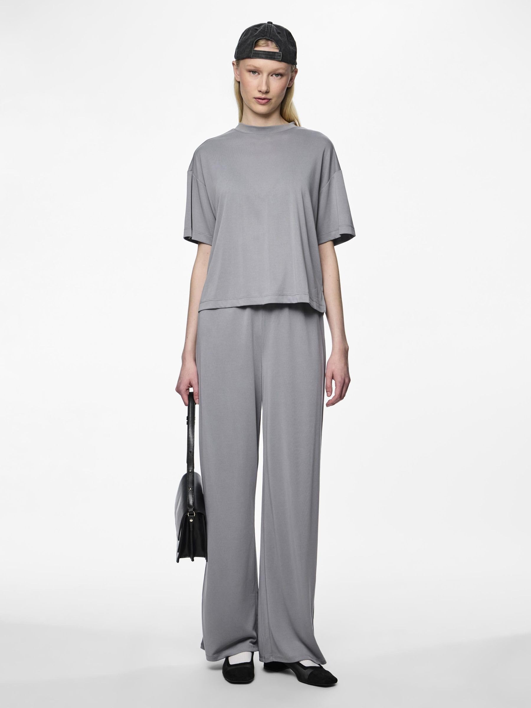 Pieces Pcanora pantaloni a gamba larga L