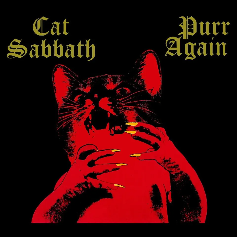 Cats Cat Sabbath Purr Again t-shirt unisex
