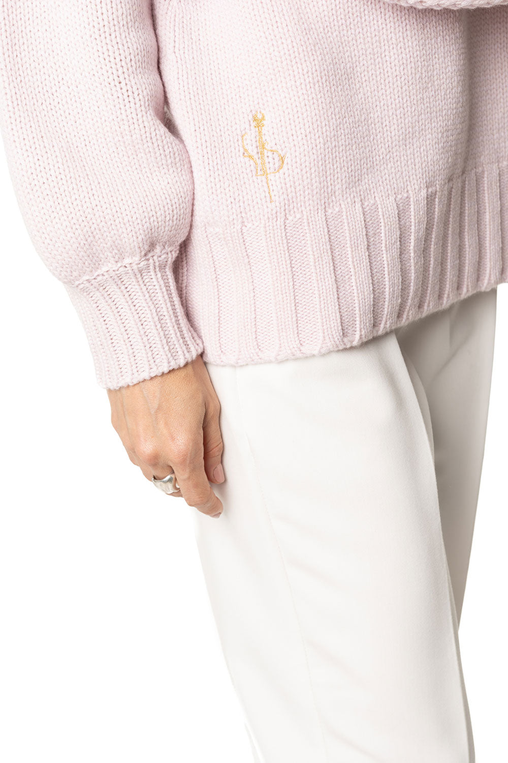 Vittoria Paci Dolcevita Cashmere Rosa Donna