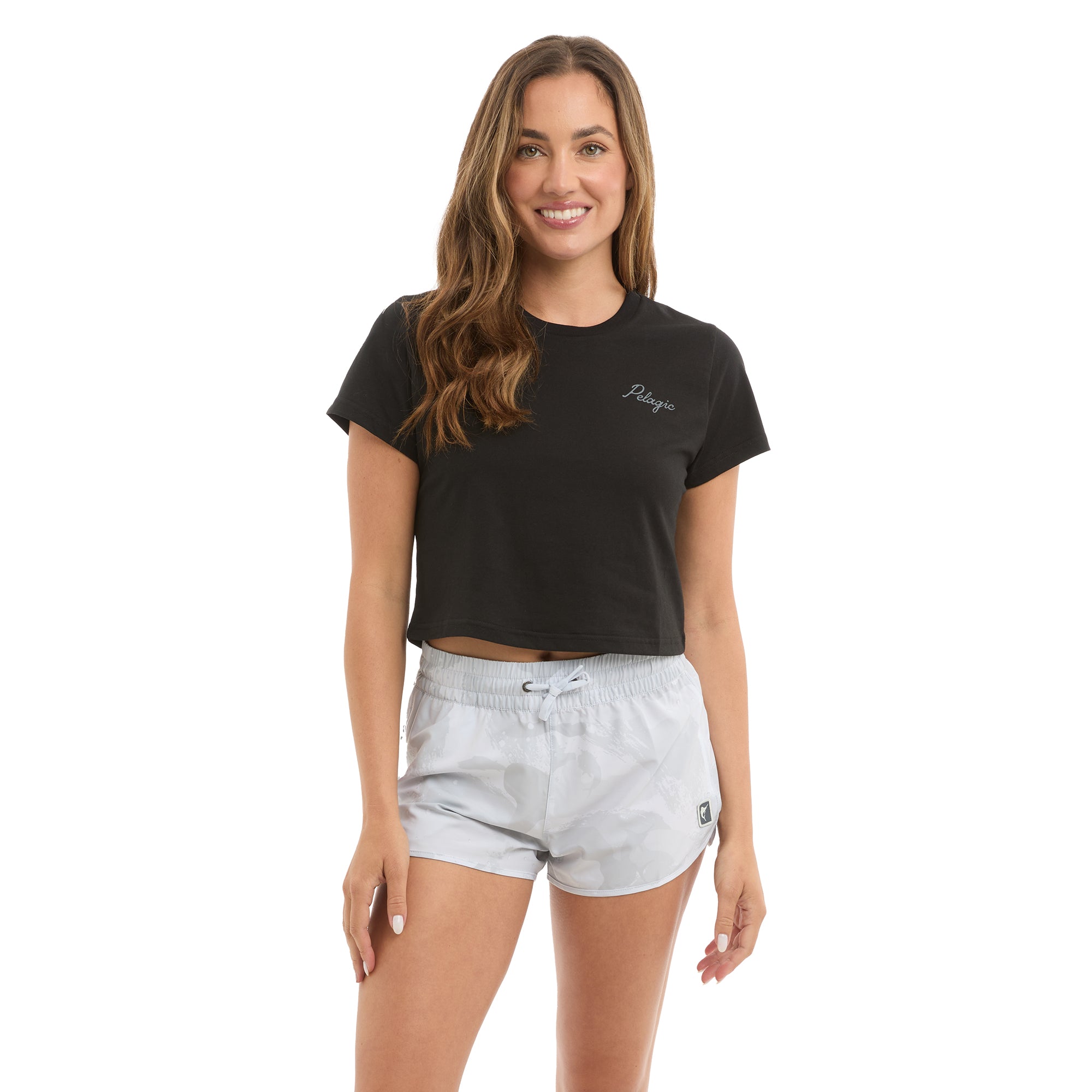 Pelagic Tropic Tuna maglietta donna nera cotone