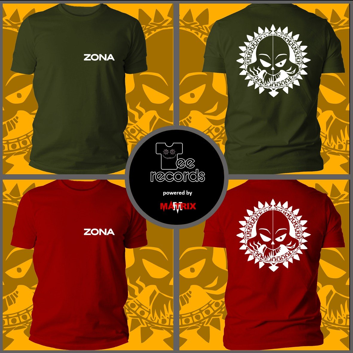 Zona 23 White Logo maglietta cotone organico
