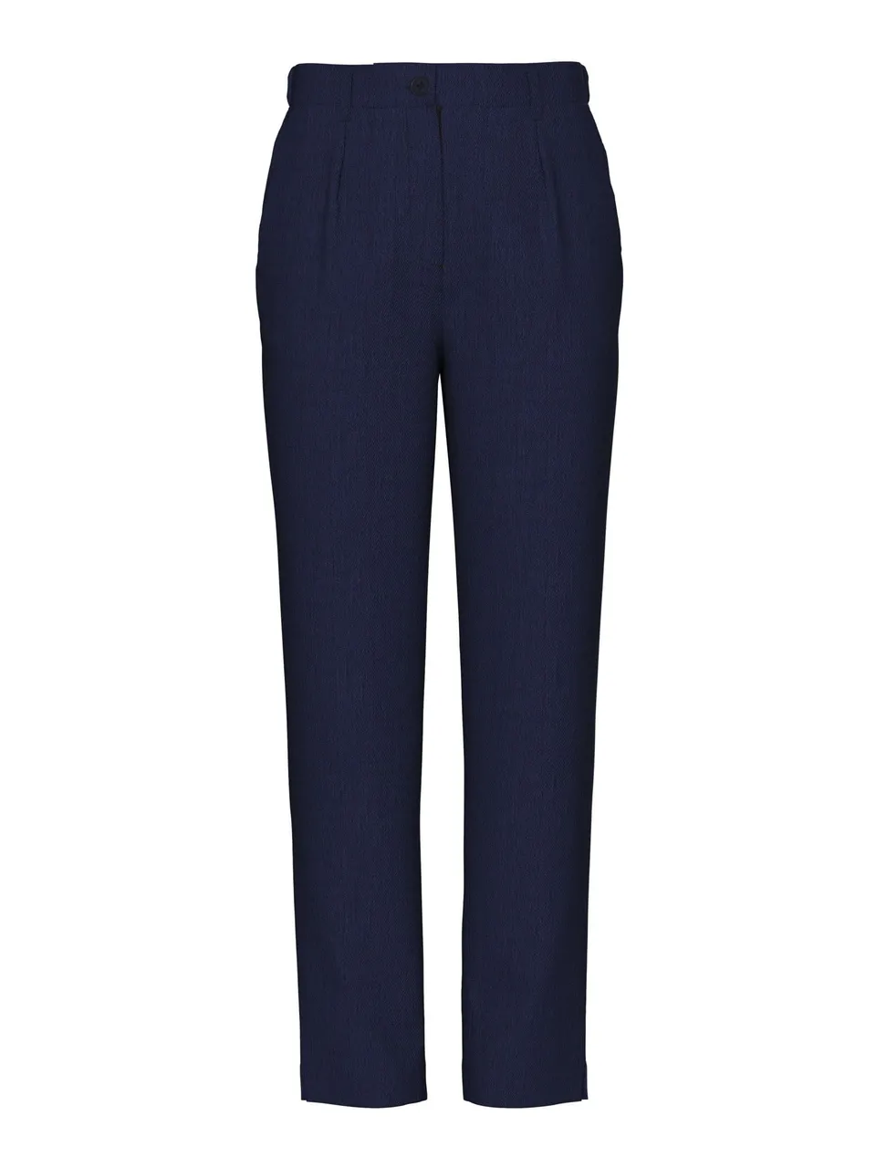 Pieces Pckamil pantaloni donna blu oltremare taglia S