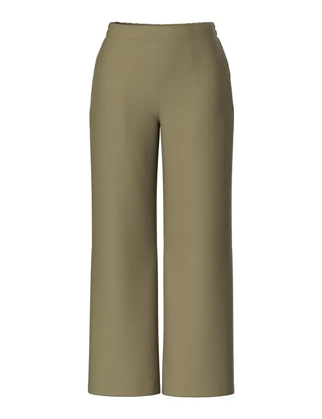 PIECES Pcbozzy HW Wide Plain pantaloni donna XS 30L