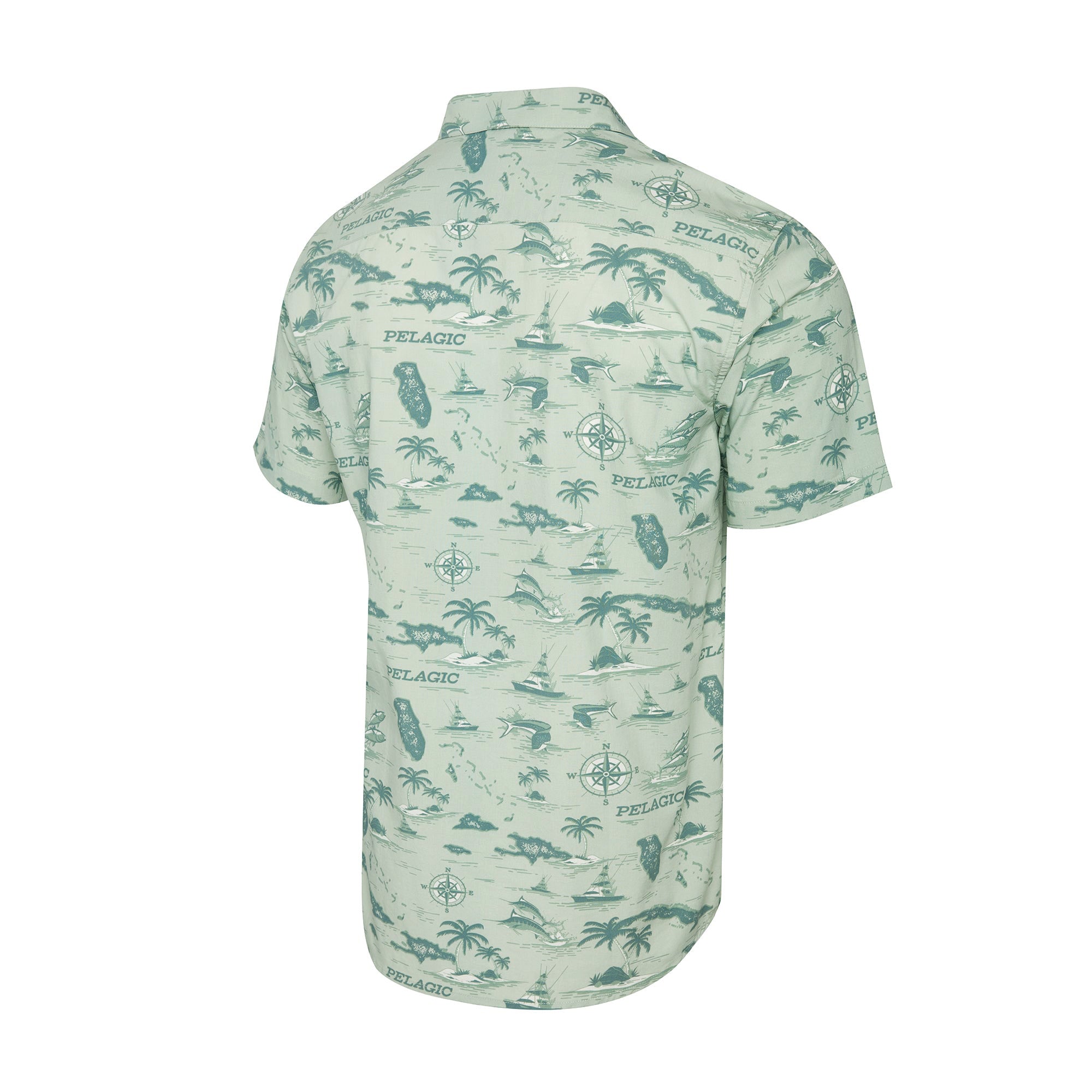 PELAGIC Knockdown camicia uomo Sage UPF 50+