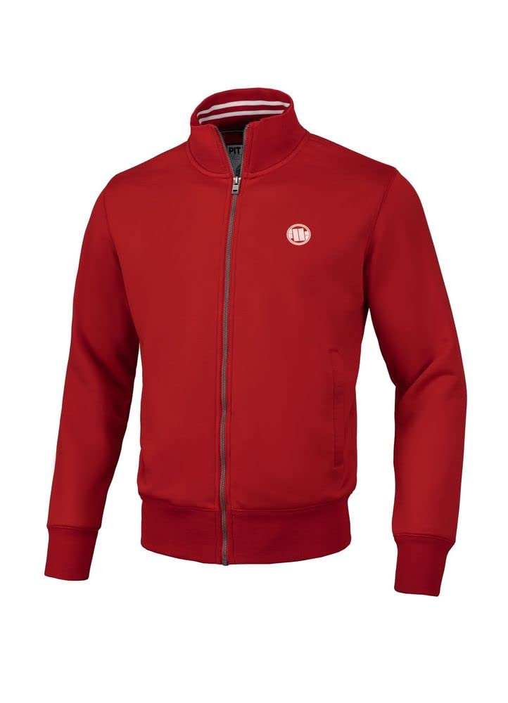 Pit Bull West Coast Oldschool Track Jacket Small Logo giacca rossa S