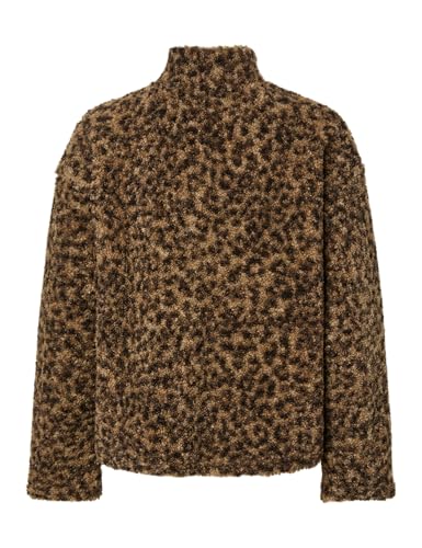 Pieces Pckatty Teddy Jacket Bc giacca donna L effetto teddy