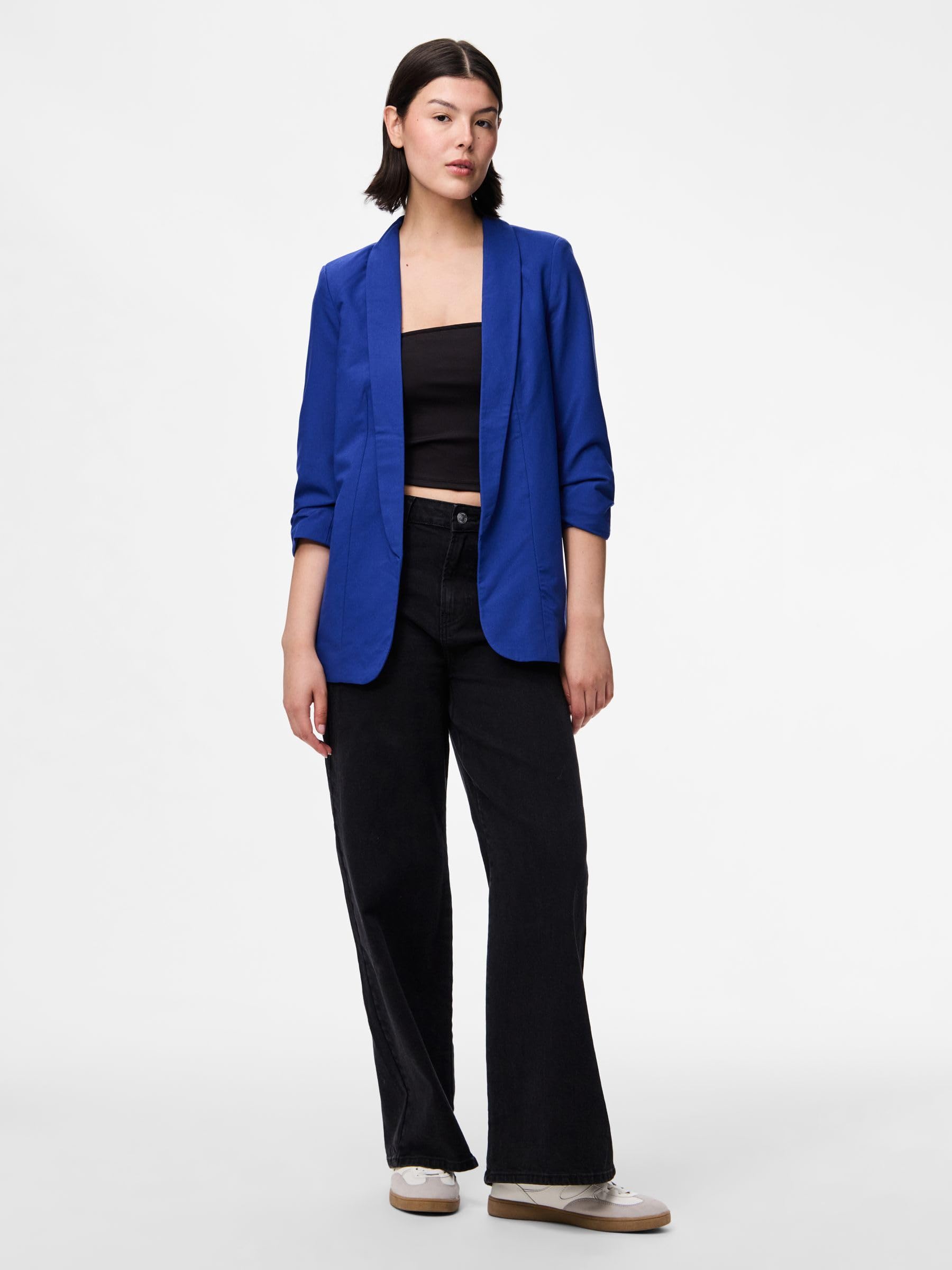 Pieces Pcbosella Blazer Donna Comodo Uso Quotidiano