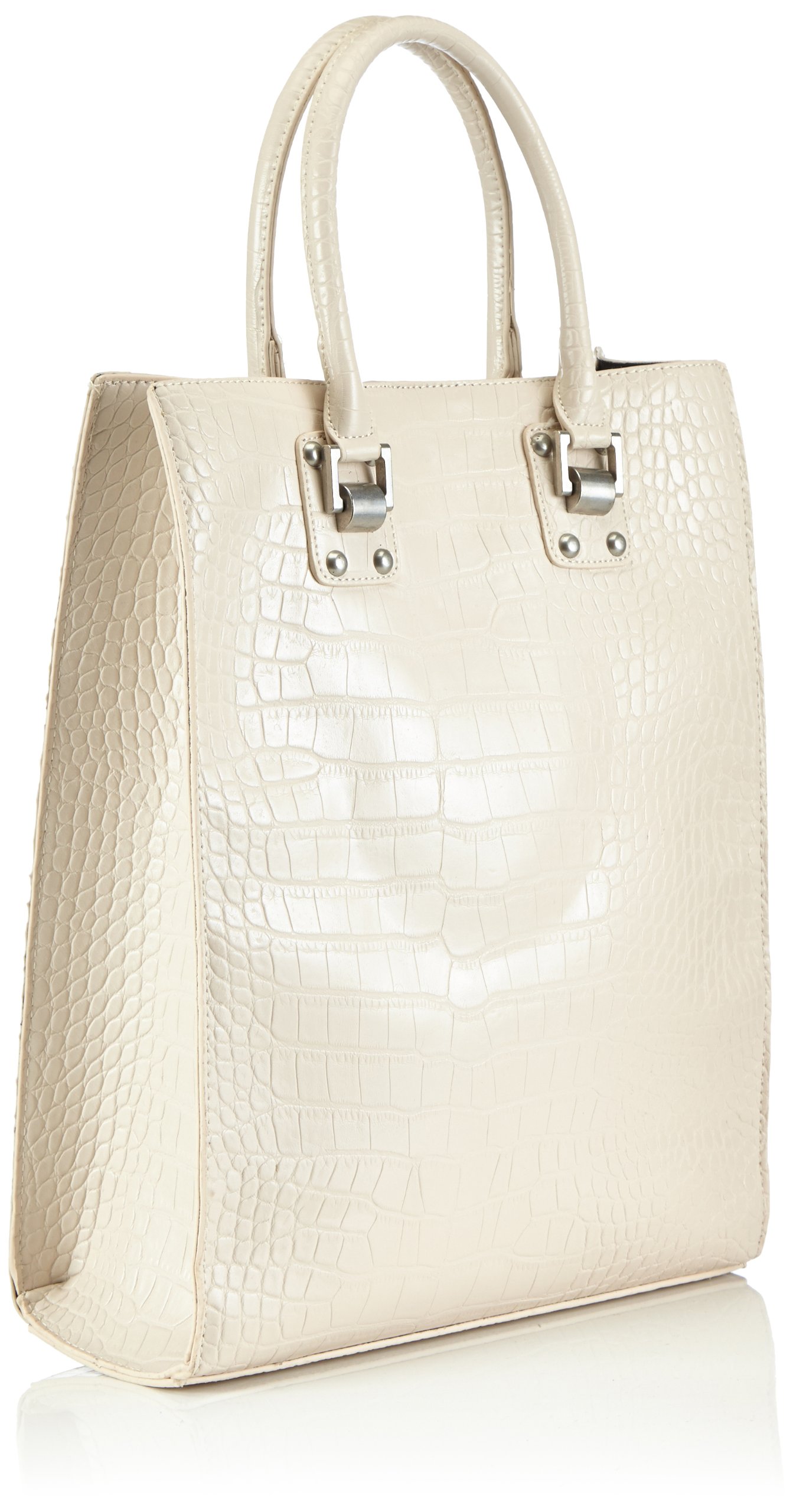 Pieces Snygga Net 17053805 Tracolla Avorio Effetto Croco