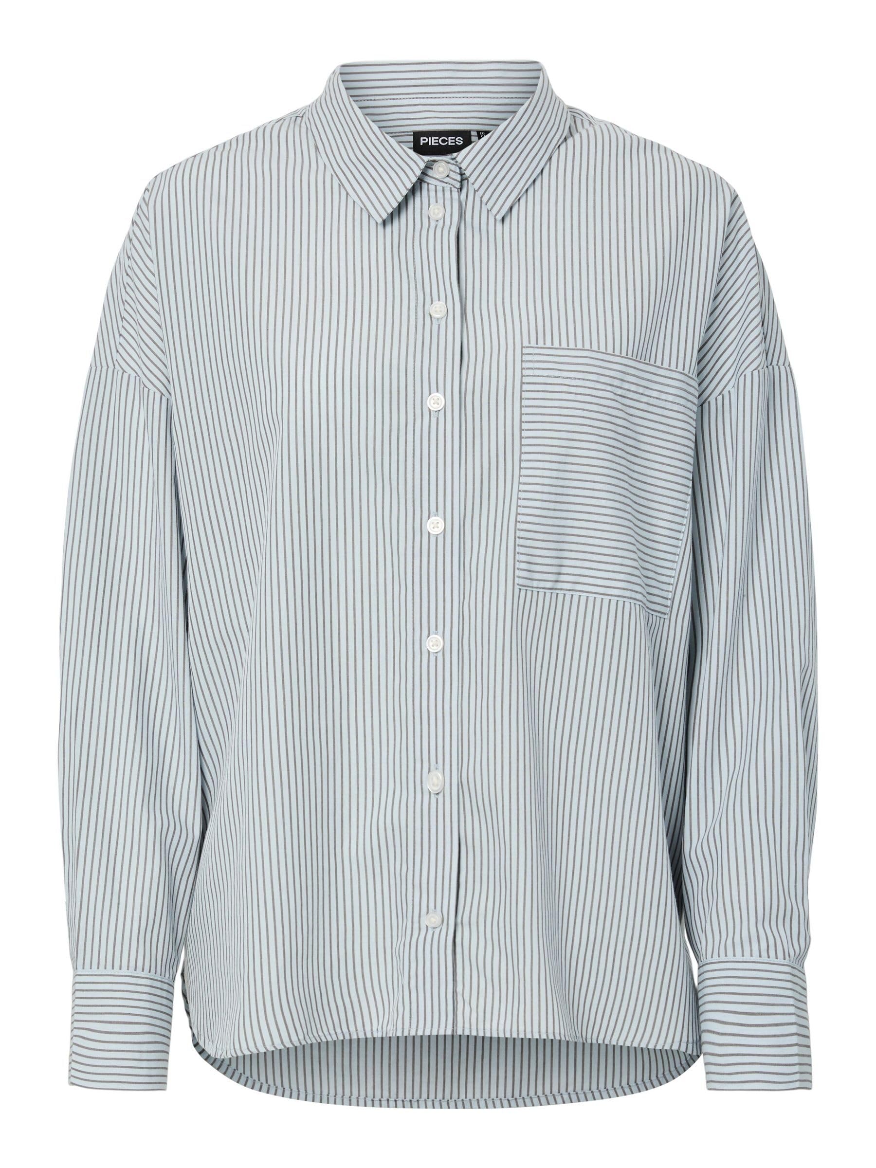 Pieces Pcfeline LS Camicia Donna Manica Lunga Uso Giorno