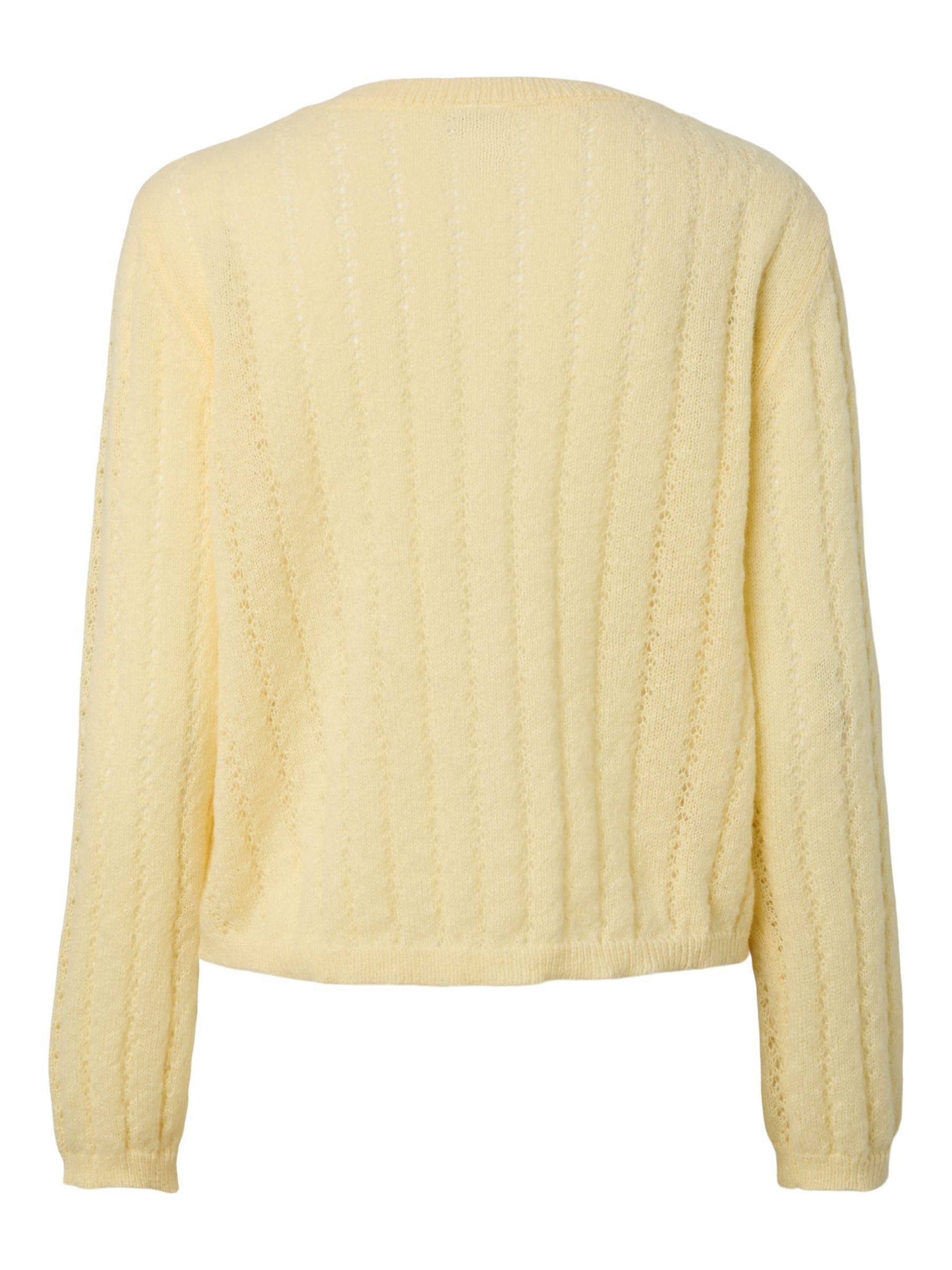 Pieces Pcada LS O-Neck Knit cardigan donna girocollo