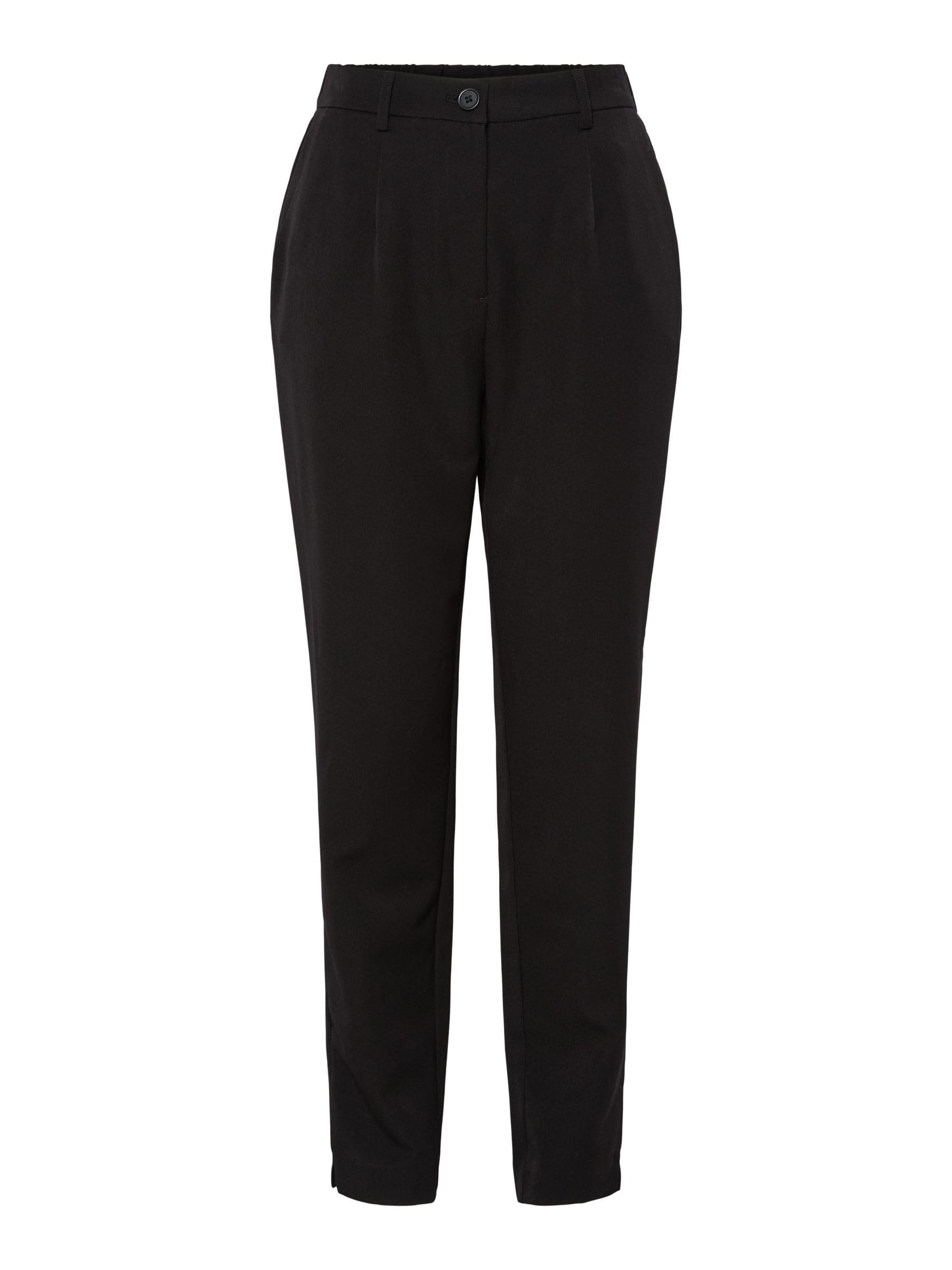 Pieces Pckamil HW pantaloni neri taglia 36 vita alta