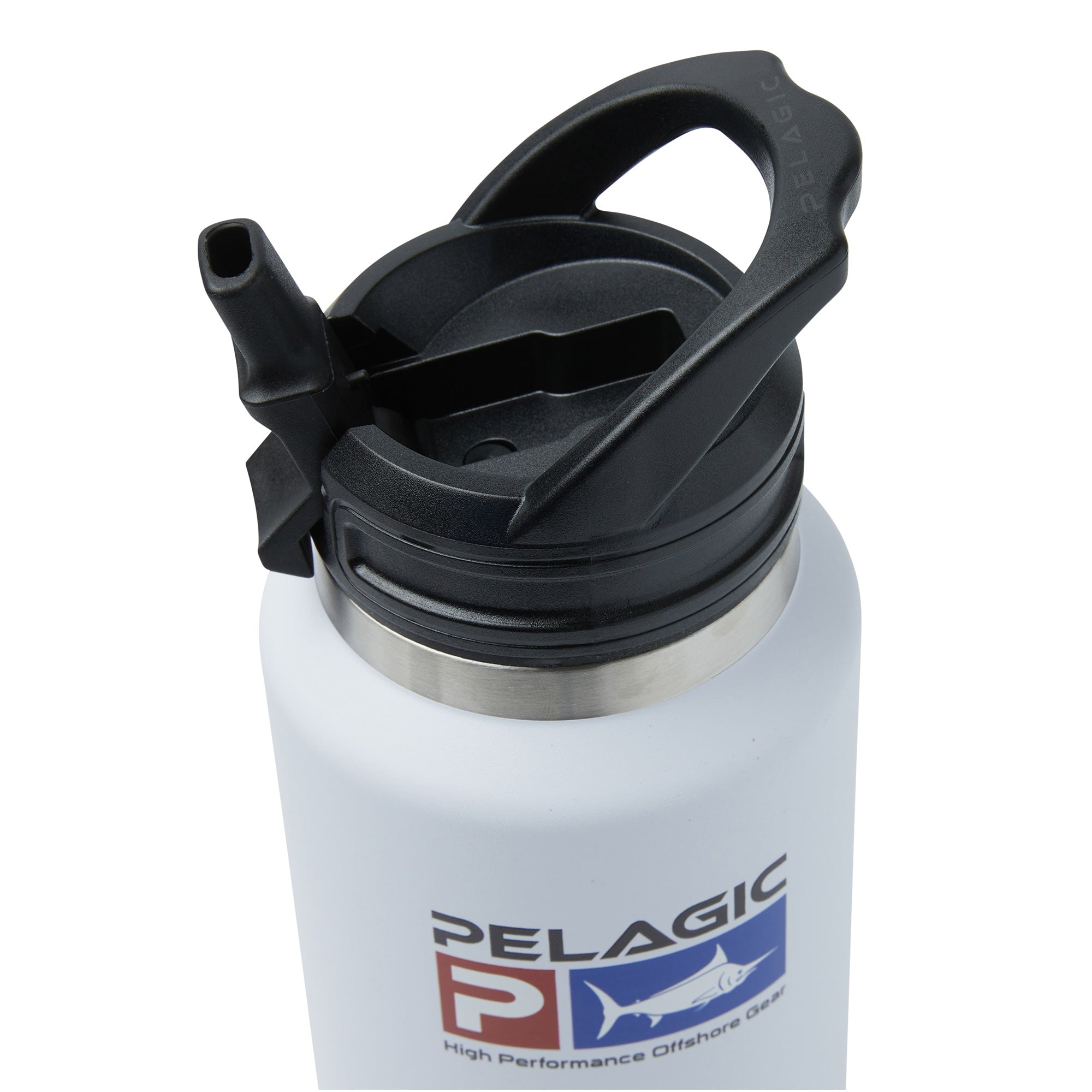 Pelagic 36oz Borraccia Termica Bianca Acciaio