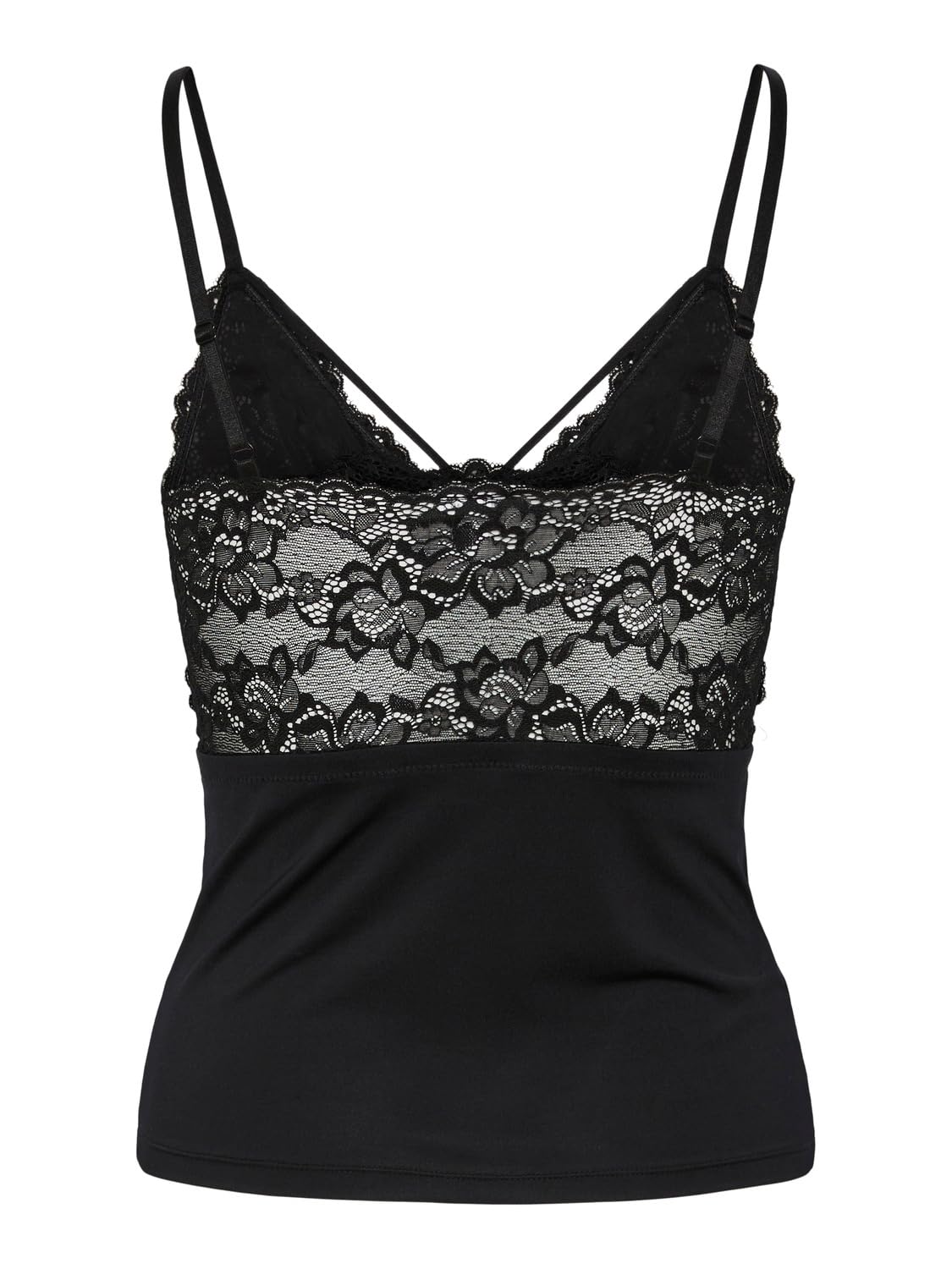 Pieces Pcnichelle Strap Top canottiera S nera
