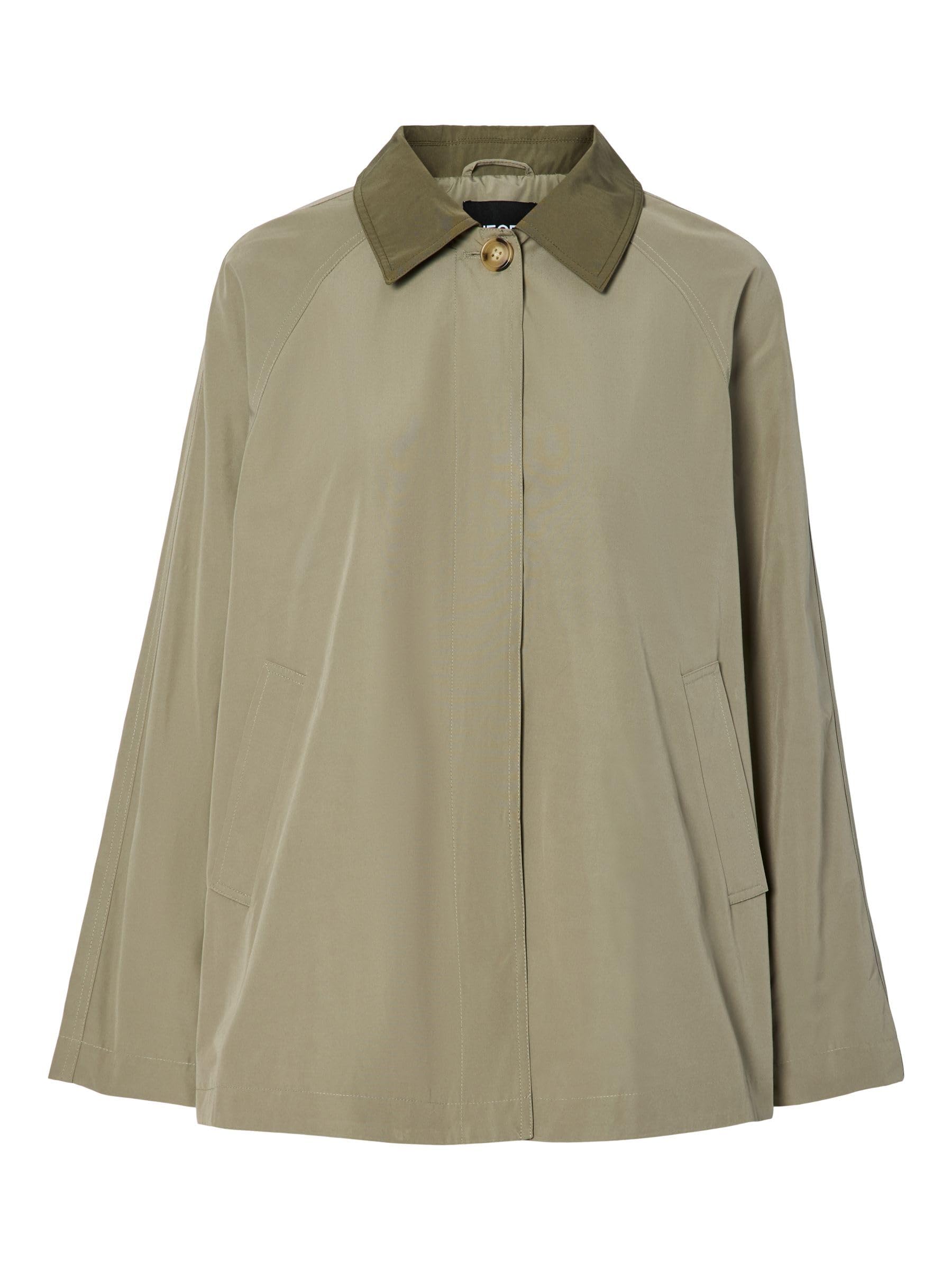 Pieces Pcvilma LS A-Shape Trenchcoat Noos BC trench M comoda