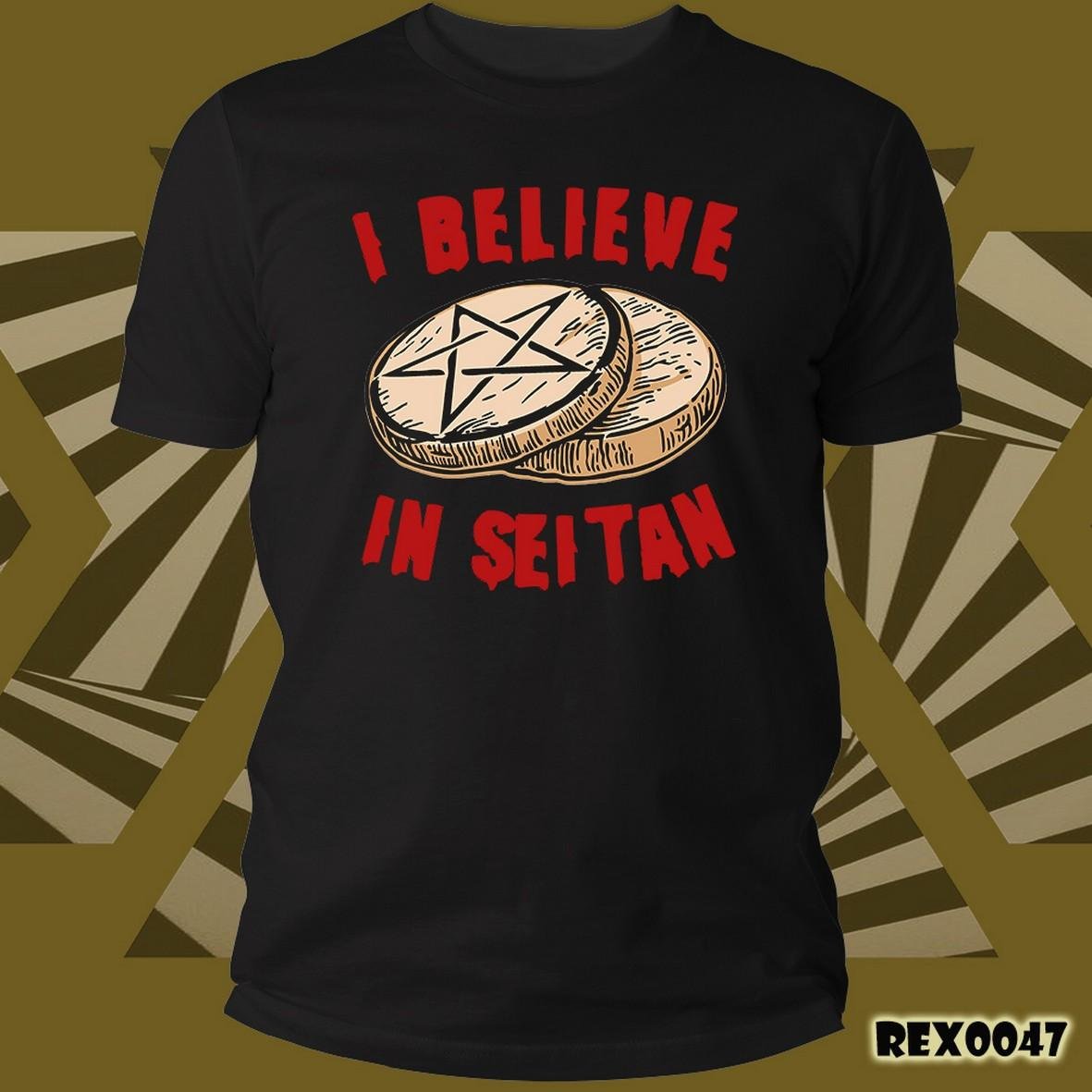 Matrix Music Store Tribe Rex I Believe In Seitan t-shirt unisex cotone